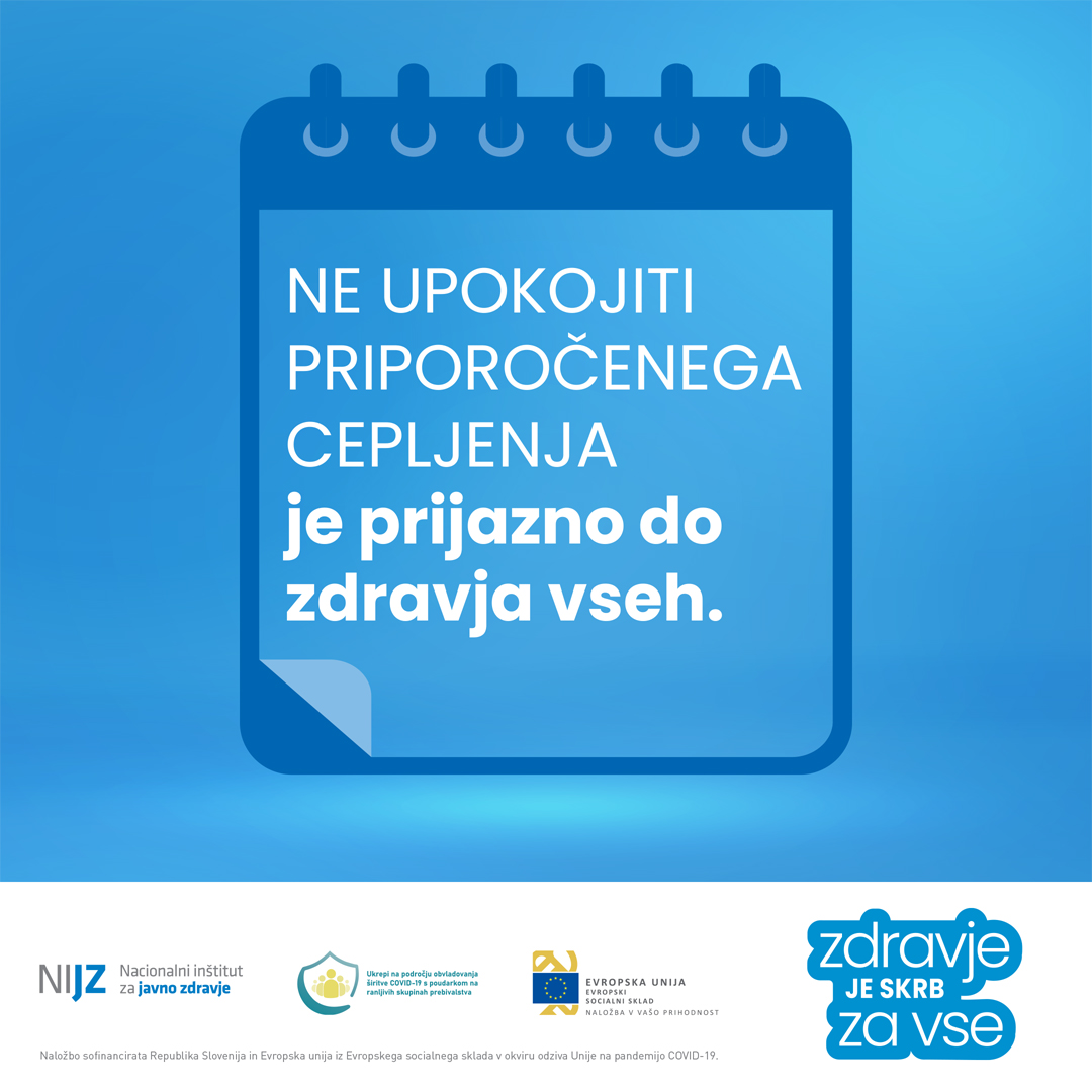 Cepljenje je prijazno do vseh