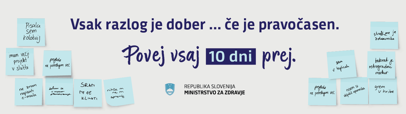 Povej vsaj 10 dni prej.