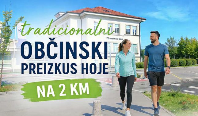 Občinski preizkus hoje na 2 km